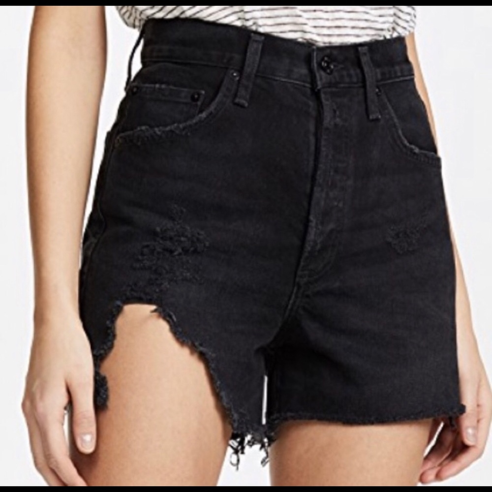 Agolde Dee Ultra High Rise Shorts Seeker